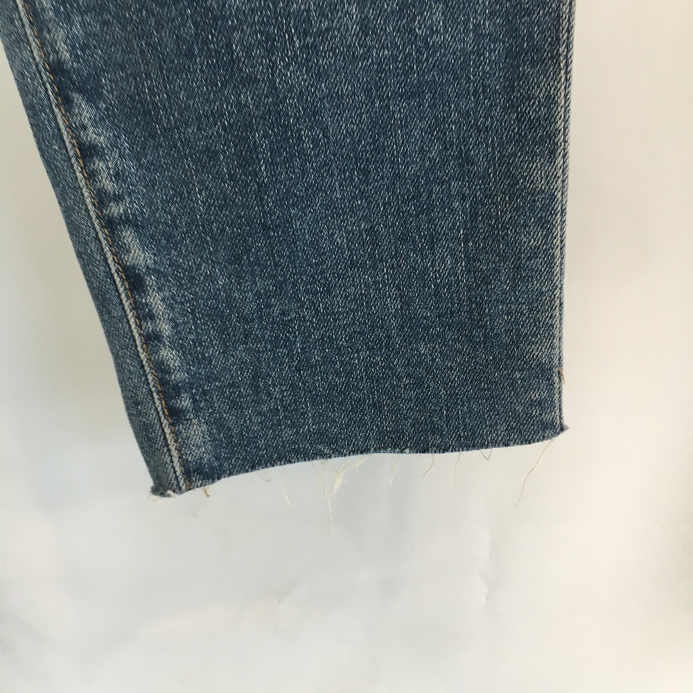Joe’s Jeans High Rise Skinny Ankle Wheaton Raw Frayed Hem Size 30 Light Wash - Picture 11 of 15